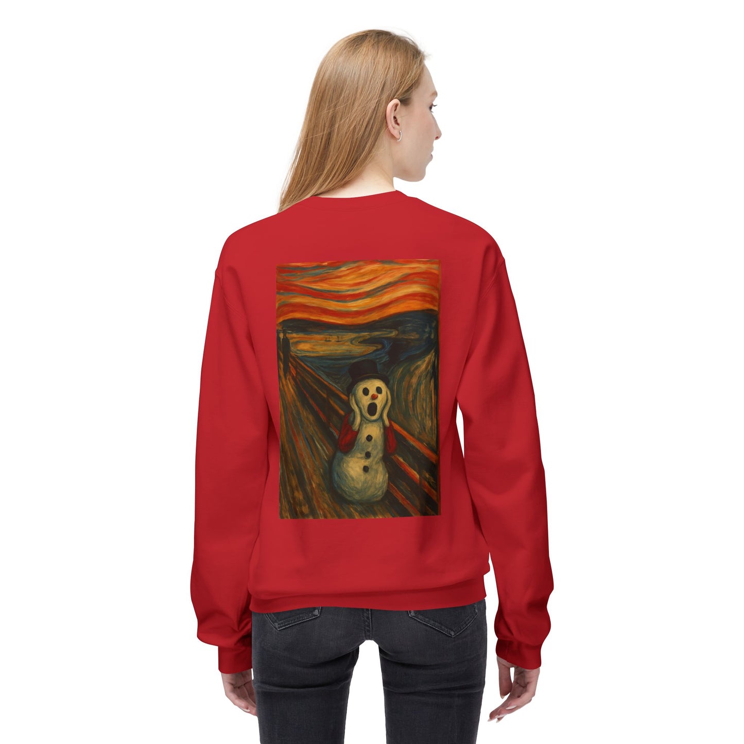 The Scream Snowman sweatshirt | Crewneck Sweatshirt