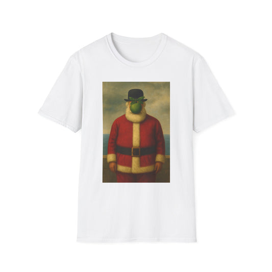 Surreal Santa Portrait T-Shirt | Vintage Man in Santa Suit