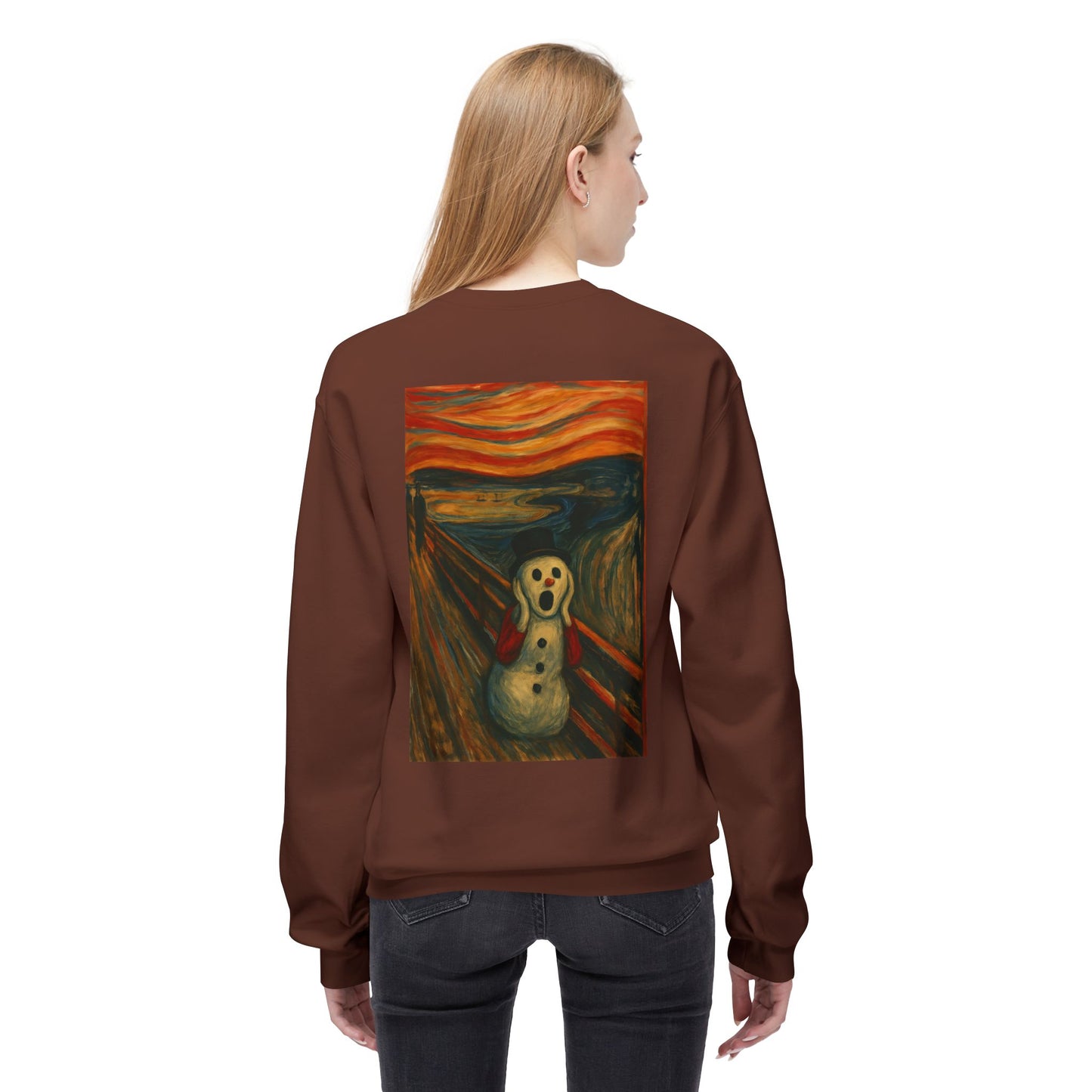 The Scream Snowman sweatshirt | Crewneck Sweatshirt