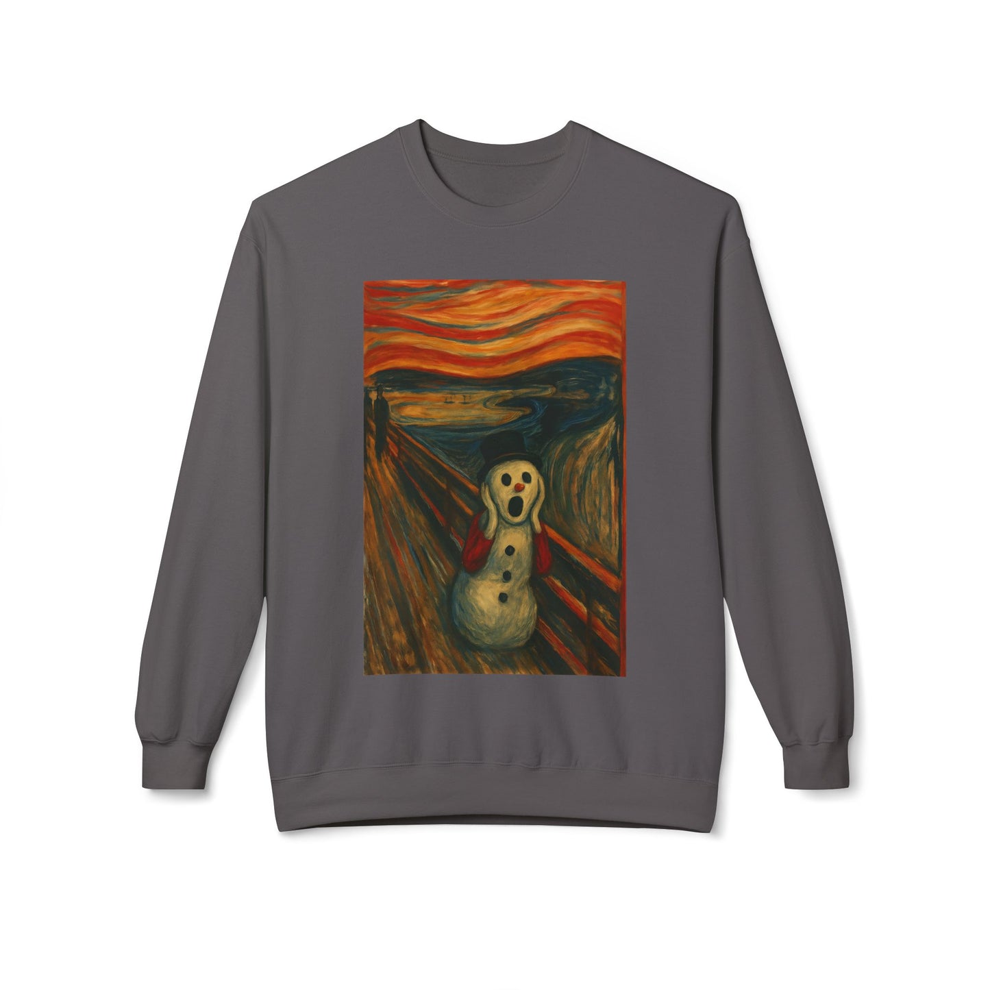The Scream Snowman sweatshirt | Crewneck Sweatshirt