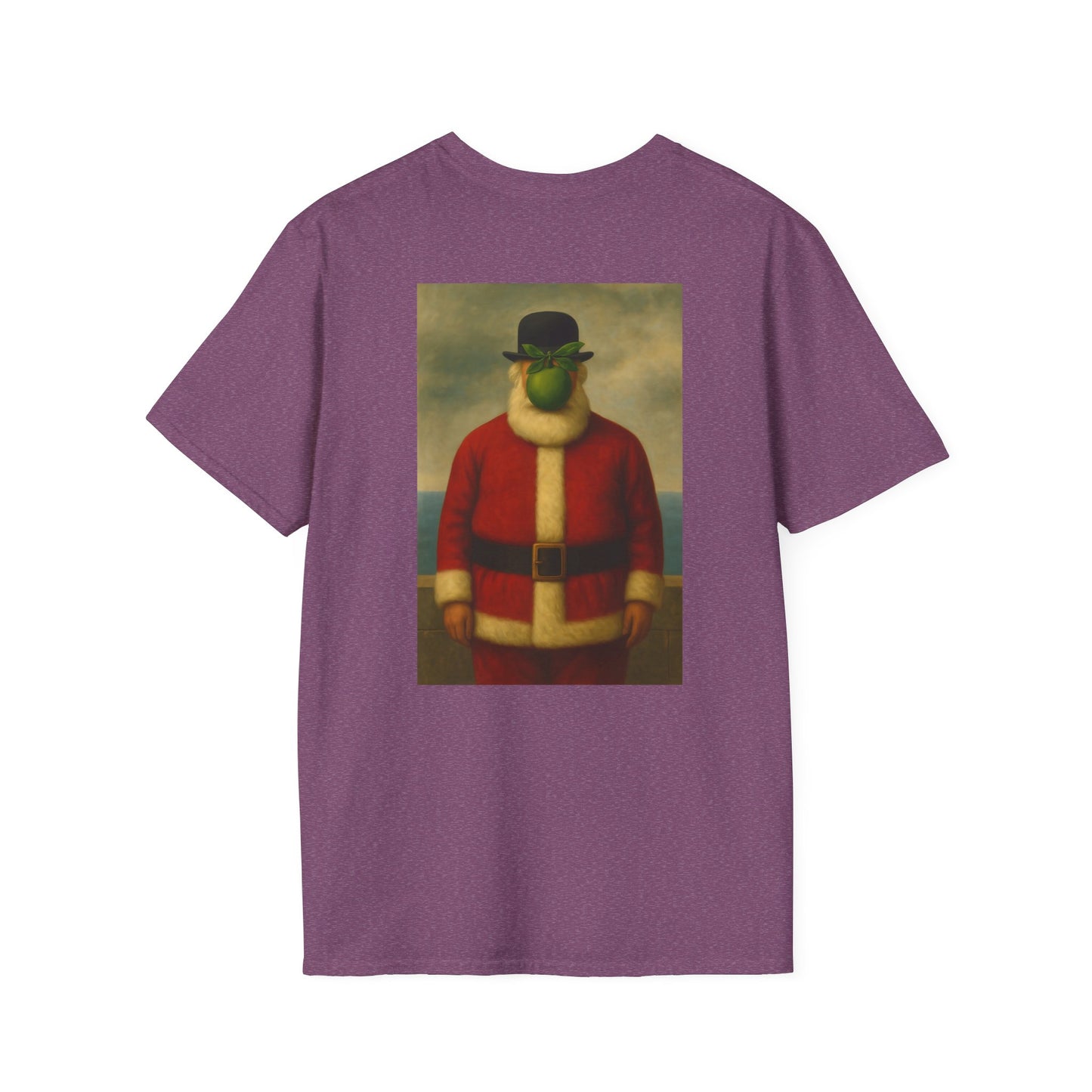 Surreal Santa Portrait T-Shirt | Vintage Man in Santa Suit