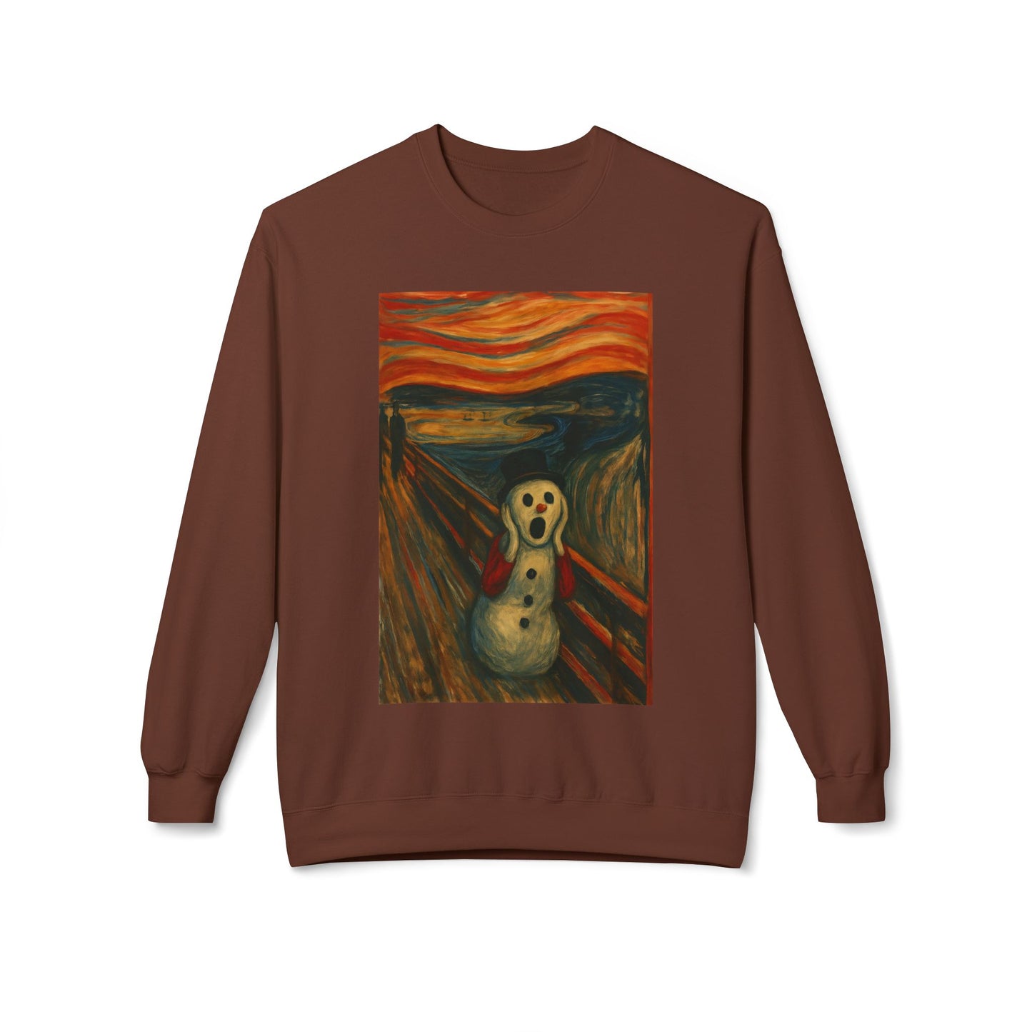 The Scream Snowman sweatshirt | Crewneck Sweatshirt