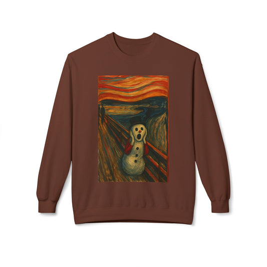 The Scream Snowman sweatshirt | Crewneck Sweatshirt