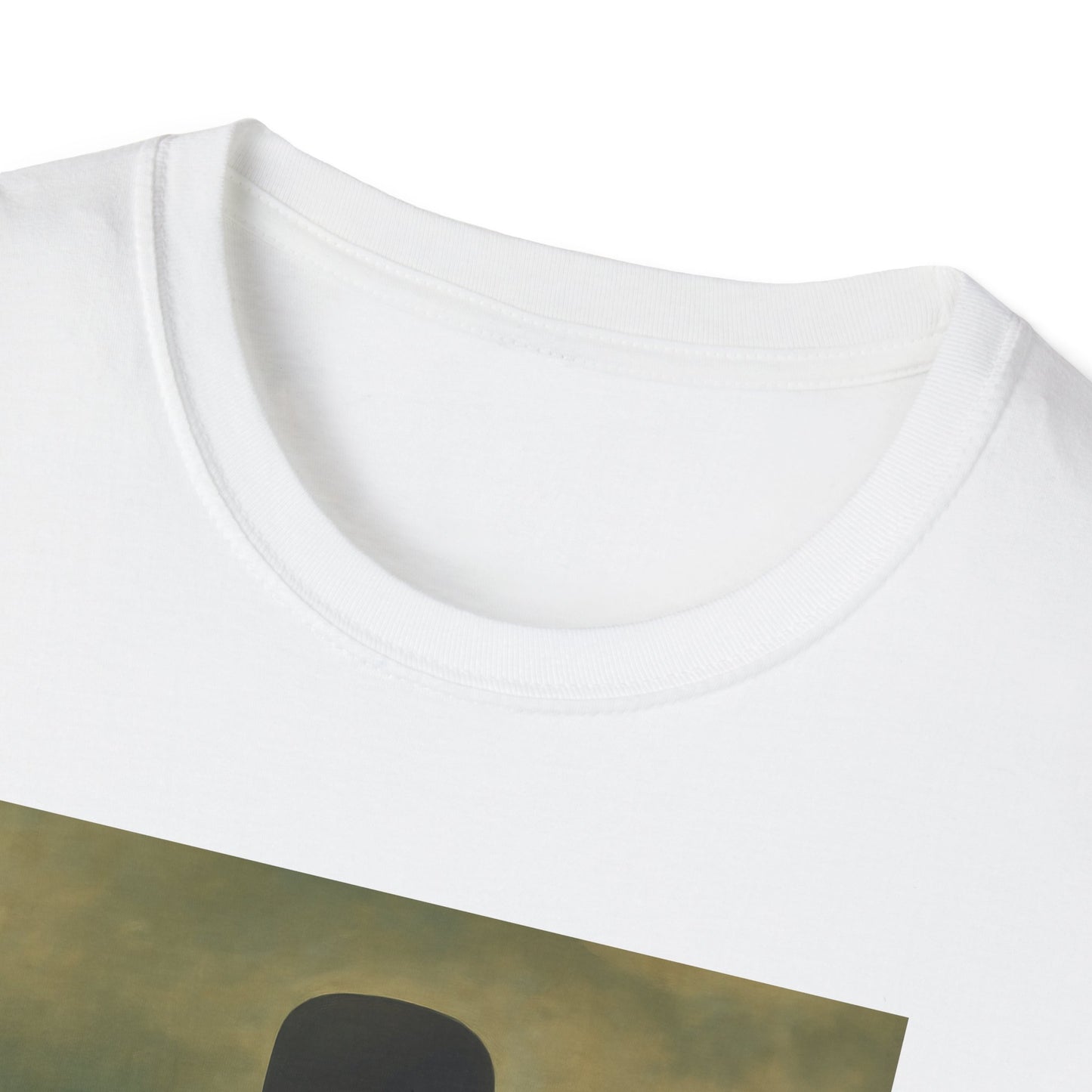 Surreal Santa Portrait T-Shirt | Vintage Man in Santa Suit