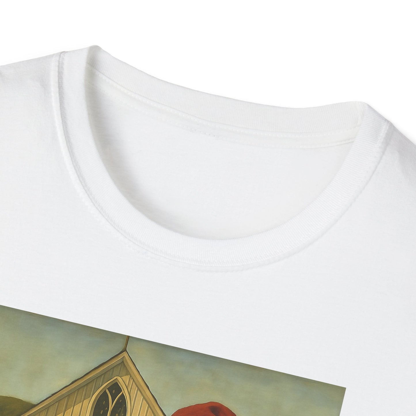 Vintage Santa Couple T-Shirt | Americana Gothic Christmas Portrait