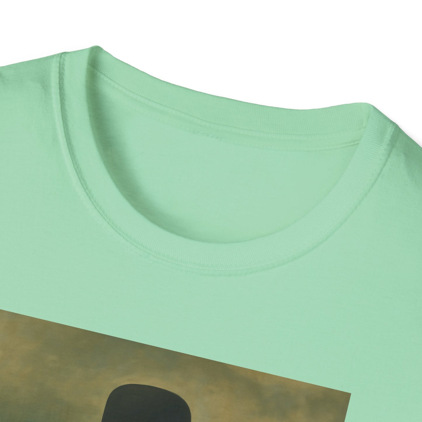 Surreal Santa Portrait T-Shirt | Vintage Man in Santa Suit