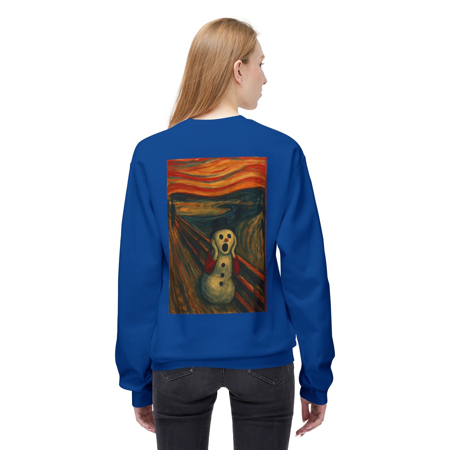 The Scream Snowman sweatshirt | Crewneck Sweatshirt