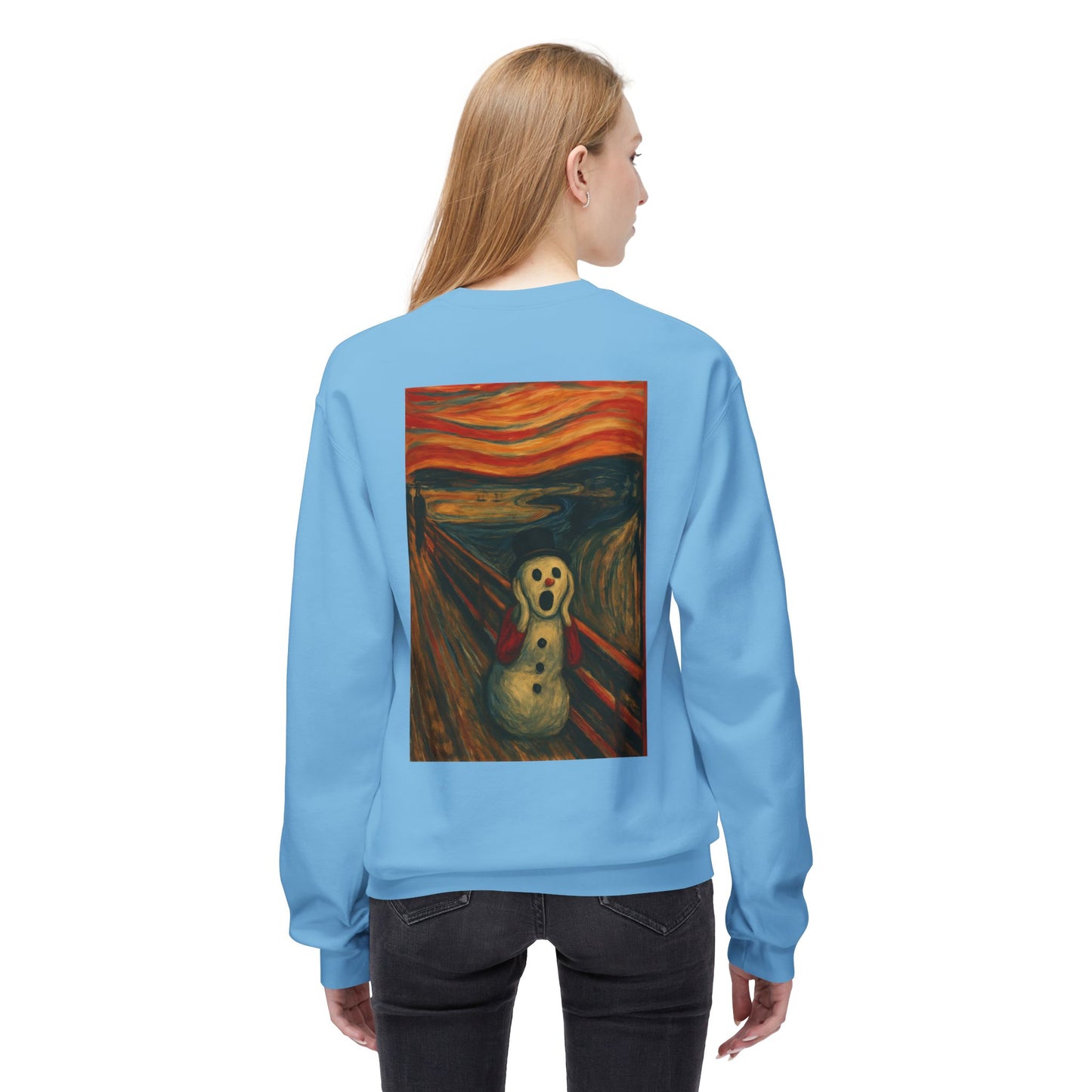 The Scream Snowman sweatshirt | Crewneck Sweatshirt