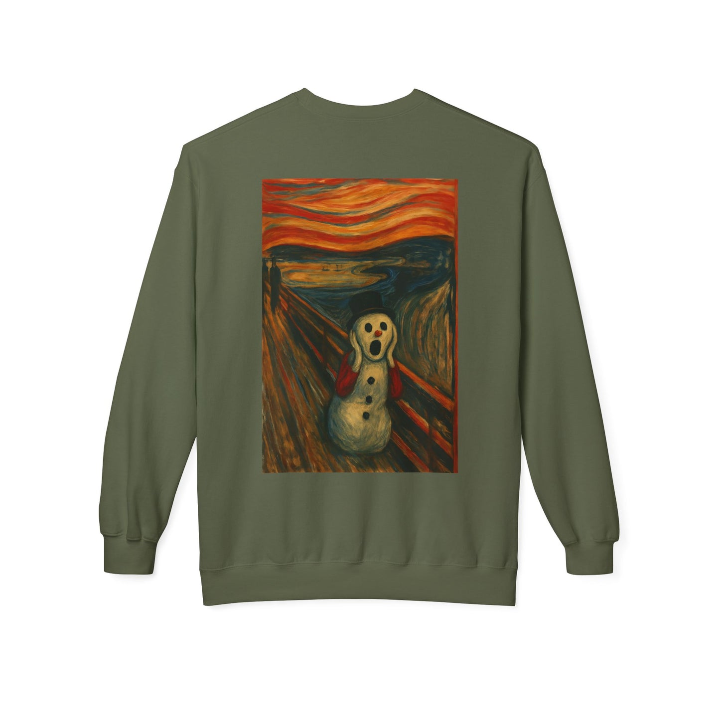 The Scream Snowman sweatshirt | Crewneck Sweatshirt