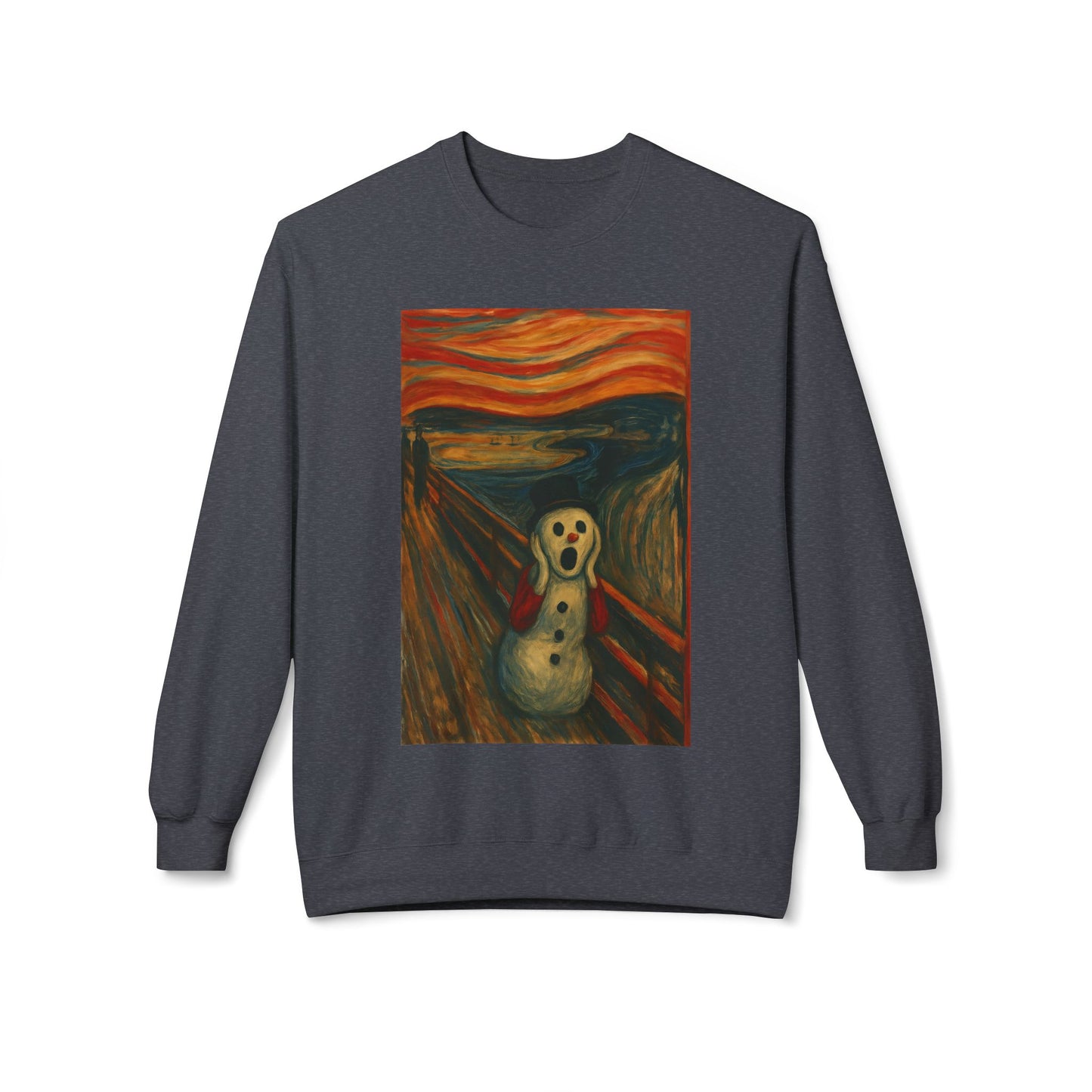The Scream Snowman sweatshirt | Crewneck Sweatshirt