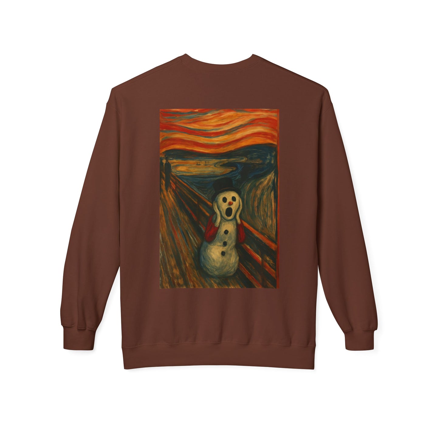 The Scream Snowman sweatshirt | Crewneck Sweatshirt