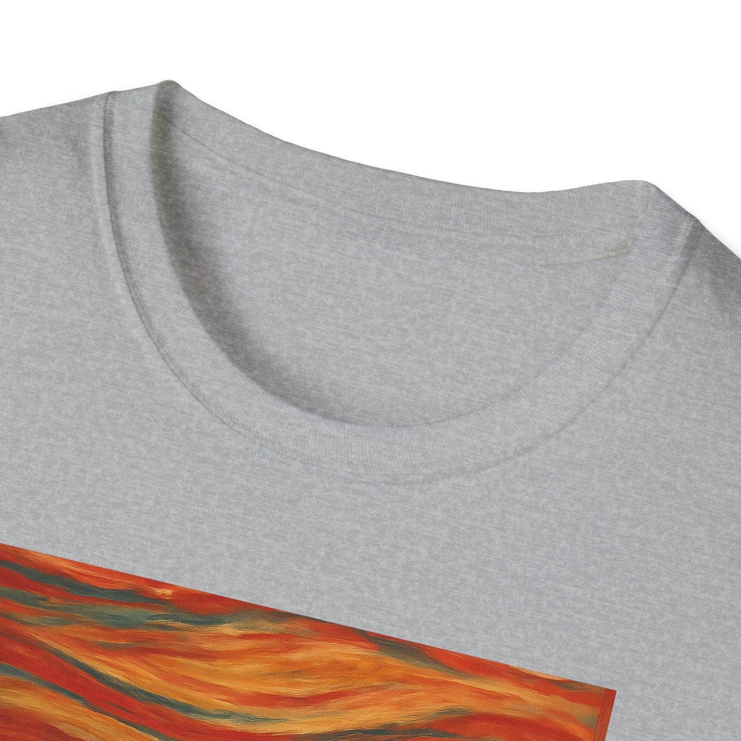 Screaming Figure Snowman T-Shirt | Surreal Expressionist Art Print