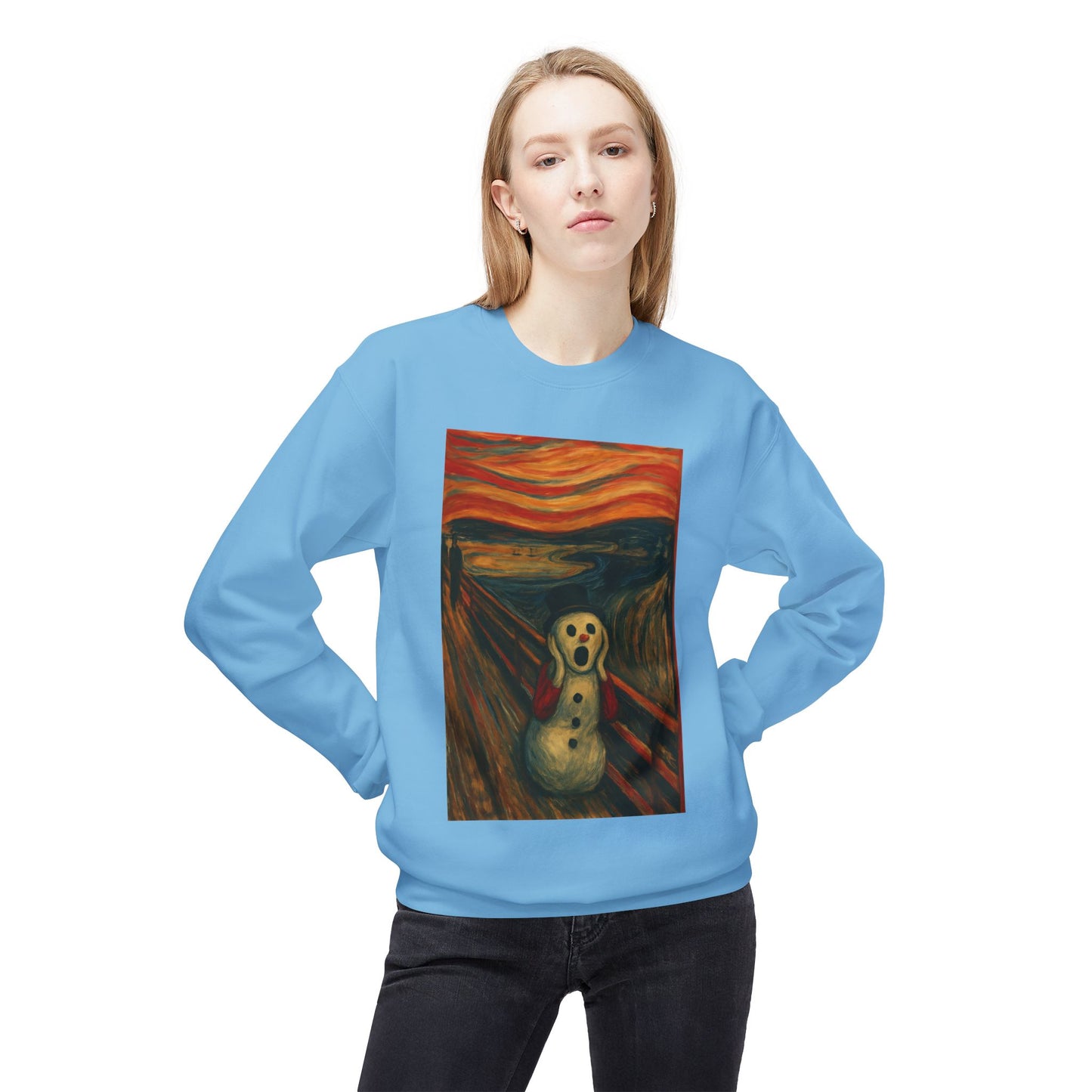 The Scream Snowman sweatshirt | Crewneck Sweatshirt