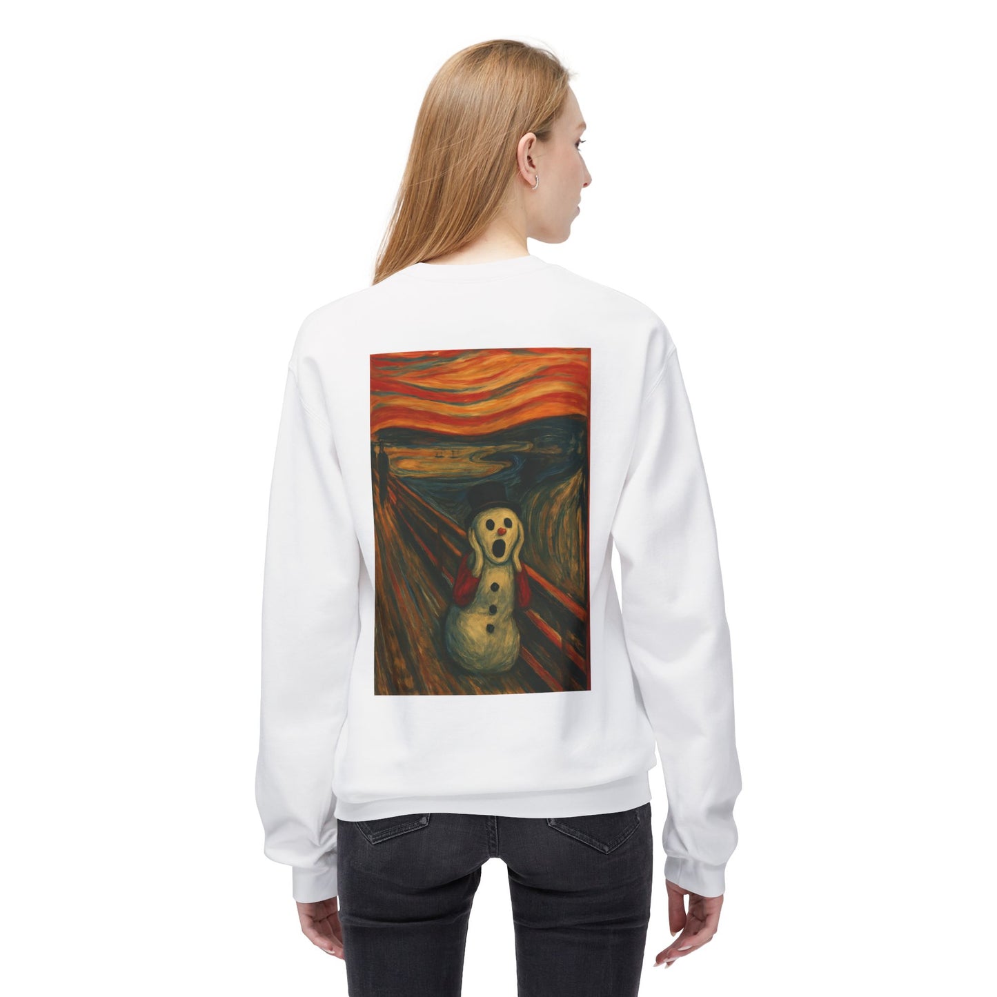 The Scream Snowman sweatshirt | Crewneck Sweatshirt