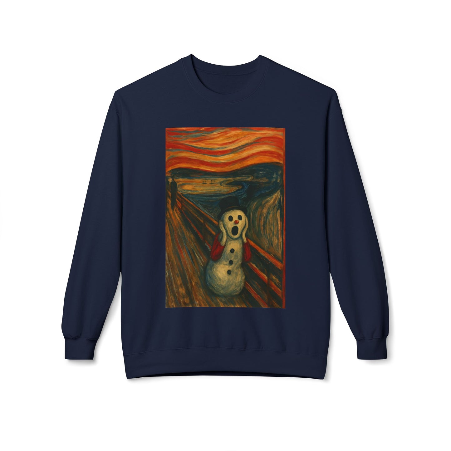 The Scream Snowman sweatshirt | Crewneck Sweatshirt