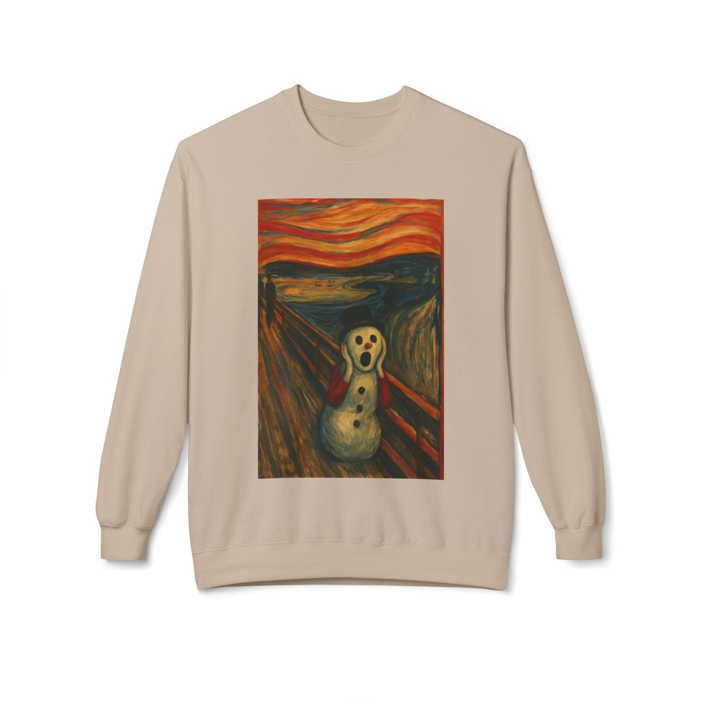 The Scream Snowman sweatshirt | Crewneck Sweatshirt
