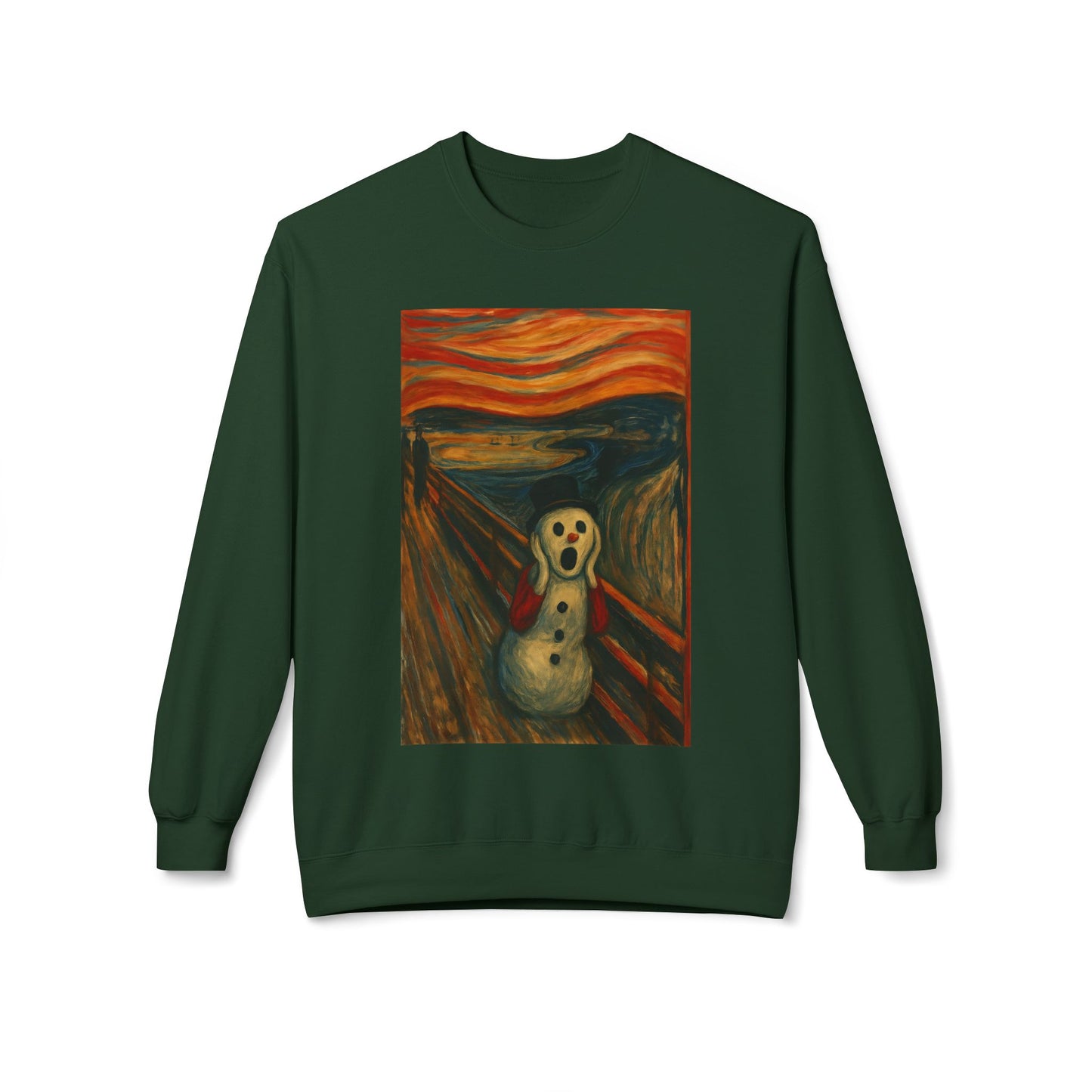The Scream Snowman sweatshirt | Crewneck Sweatshirt