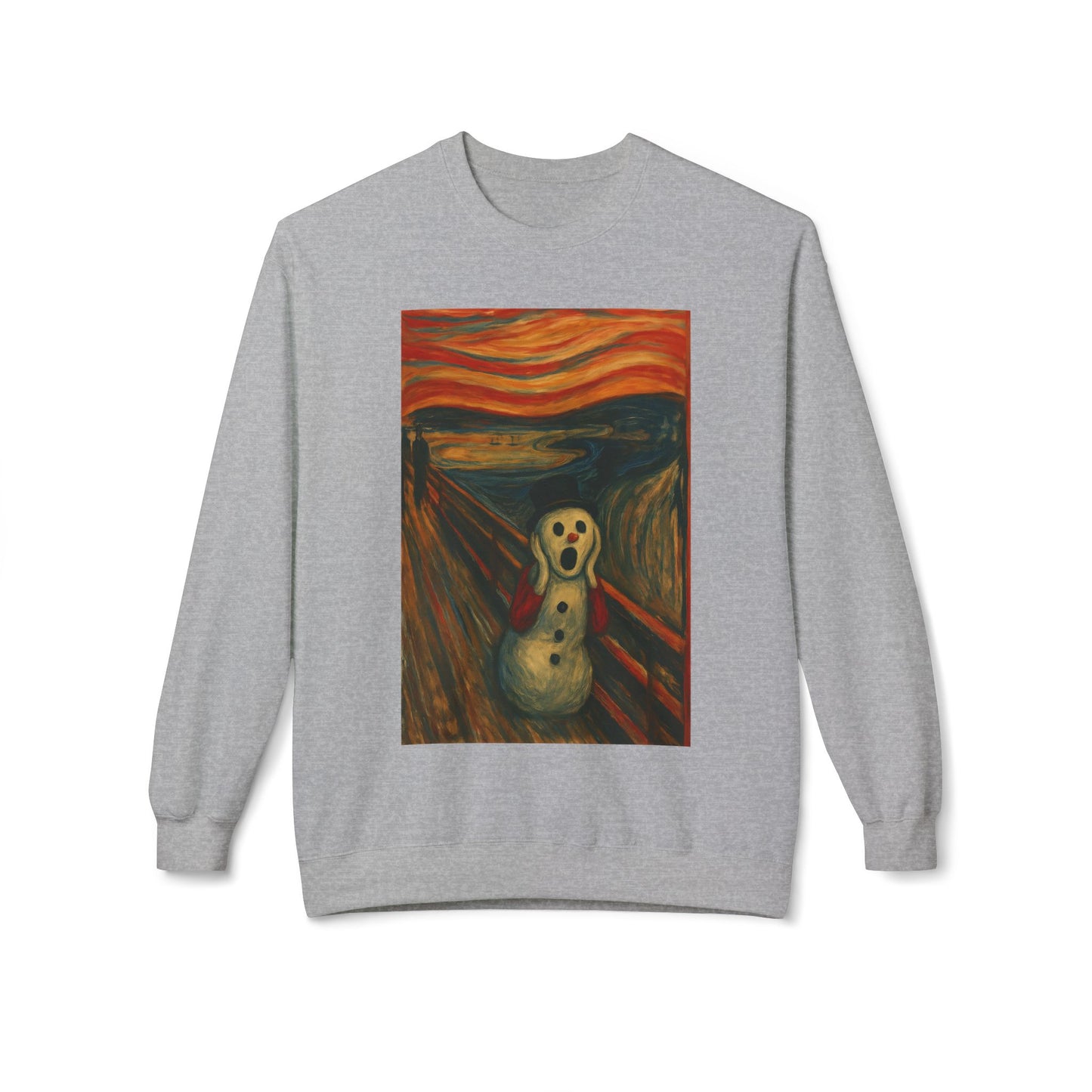 The Scream Snowman sweatshirt | Crewneck Sweatshirt