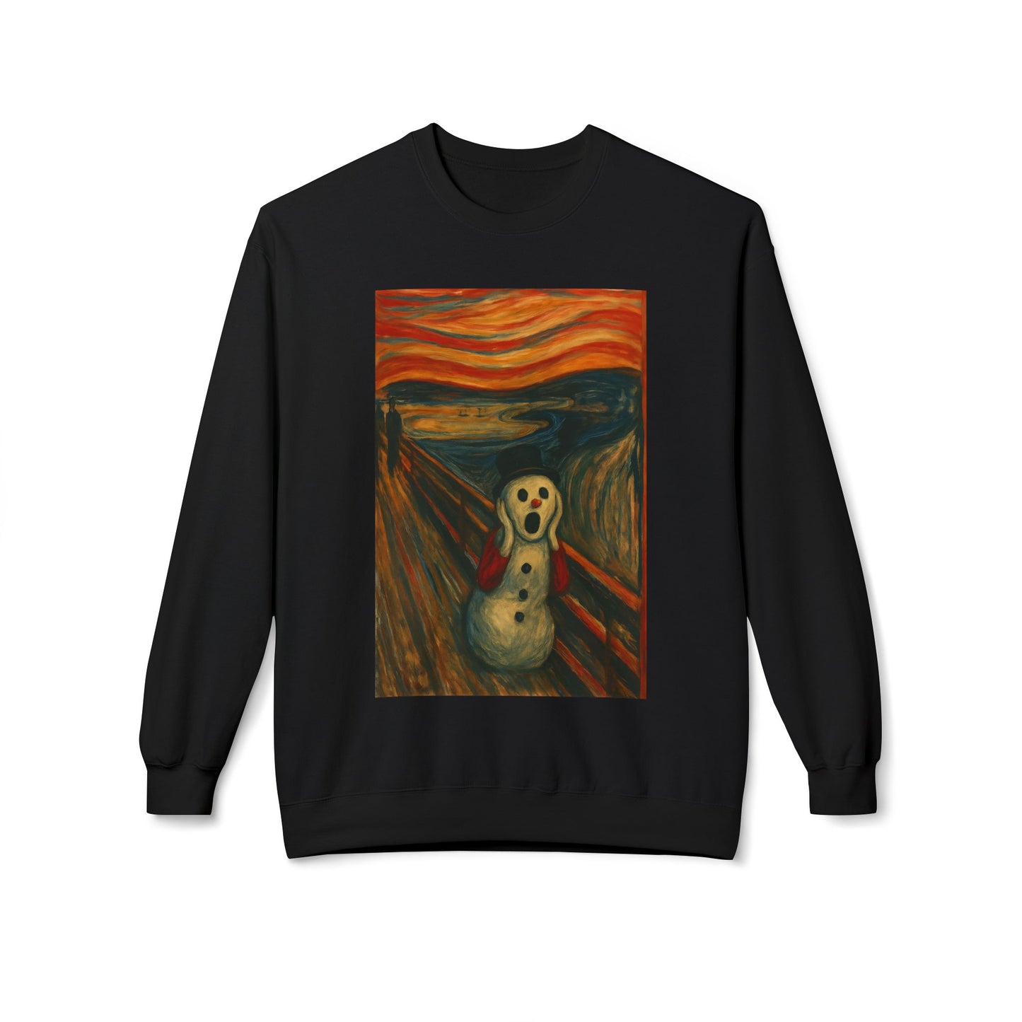 The Scream Snowman sweatshirt | Crewneck Sweatshirt