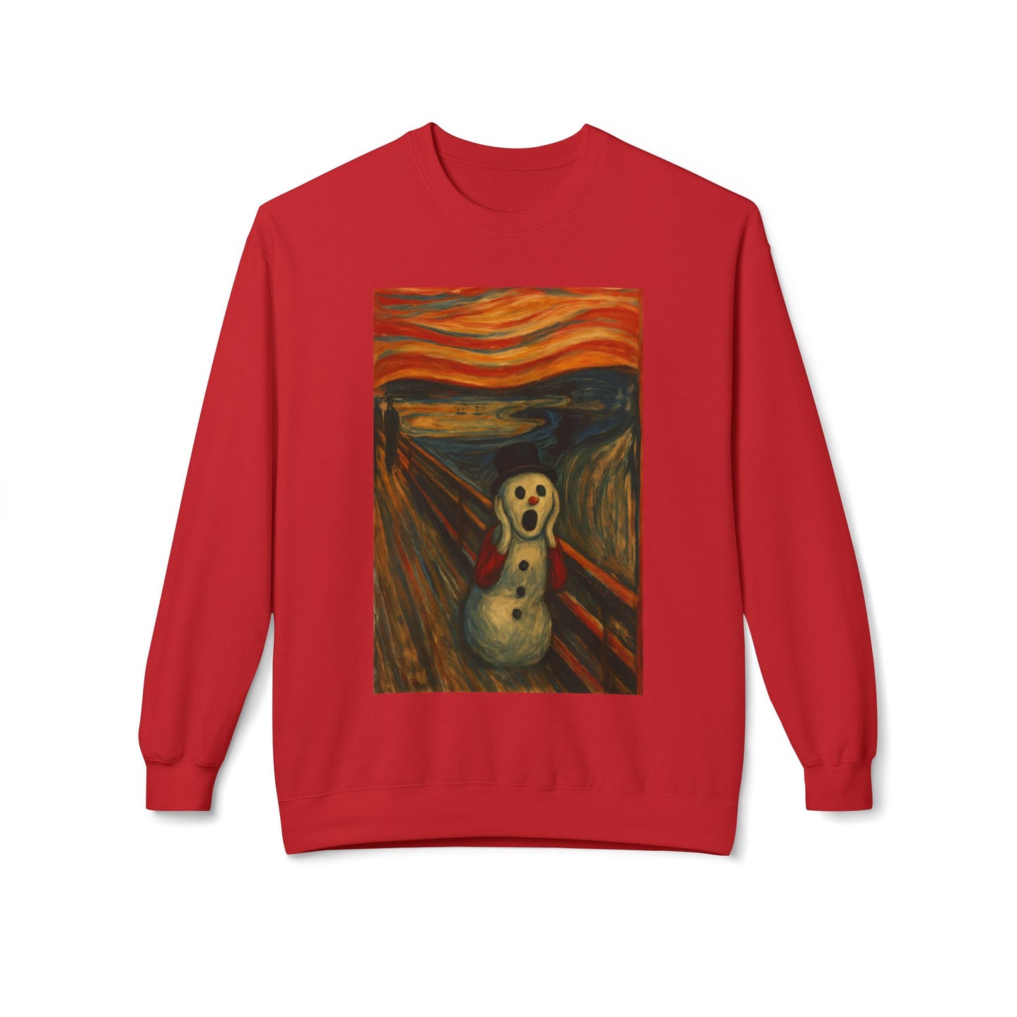 The Scream Snowman sweatshirt | Crewneck Sweatshirt