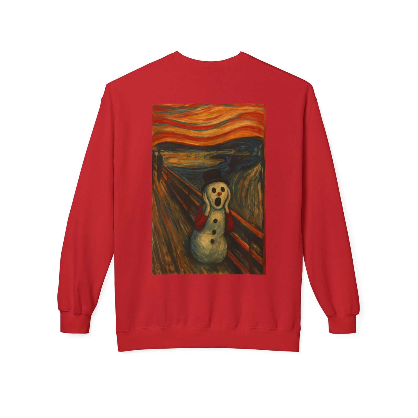 The Scream Snowman sweatshirt | Crewneck Sweatshirt