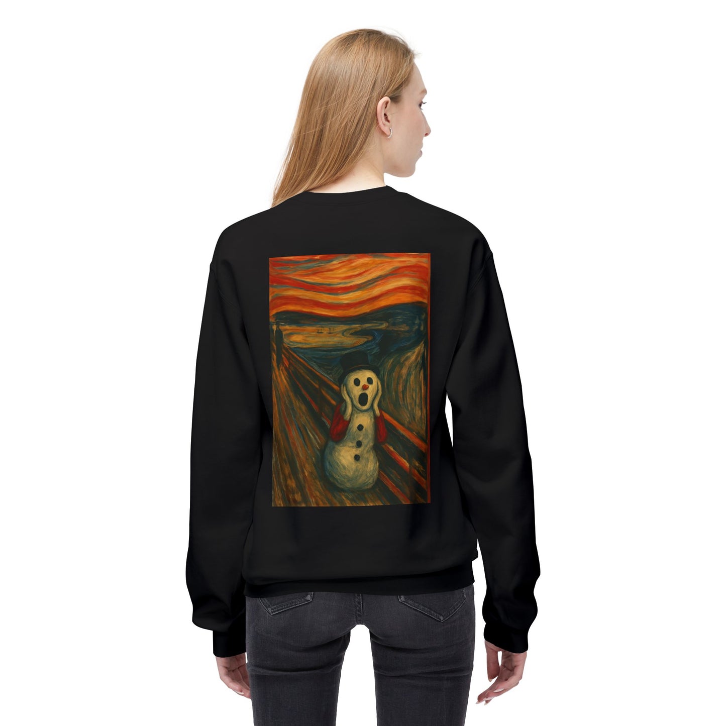 The Scream Snowman sweatshirt | Crewneck Sweatshirt