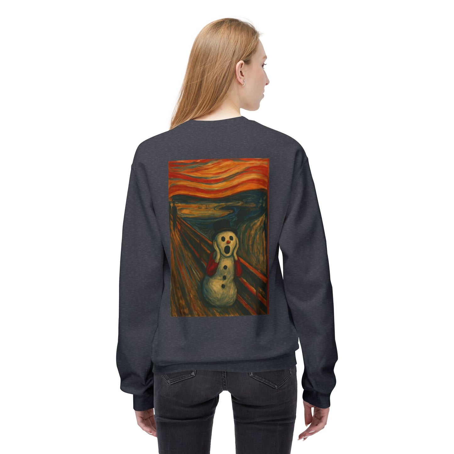 The Scream Snowman sweatshirt | Crewneck Sweatshirt