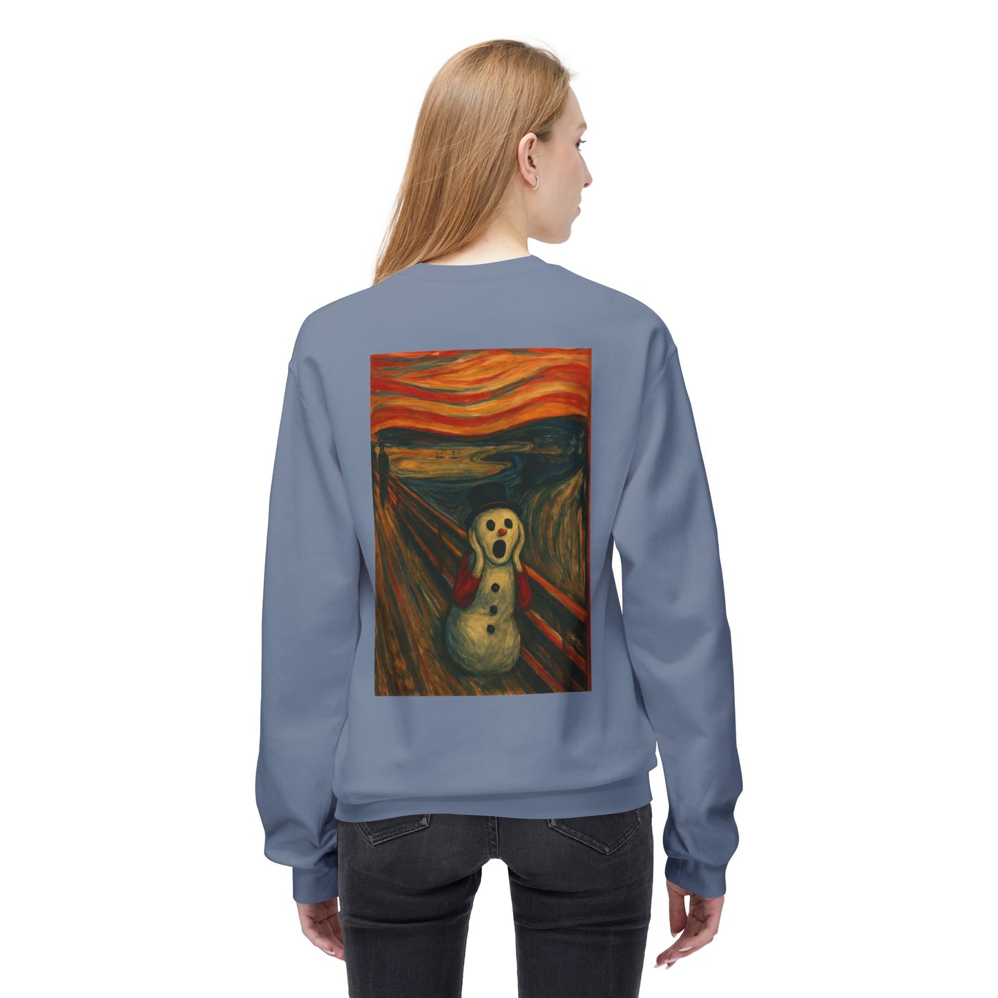 The Scream Snowman sweatshirt | Crewneck Sweatshirt