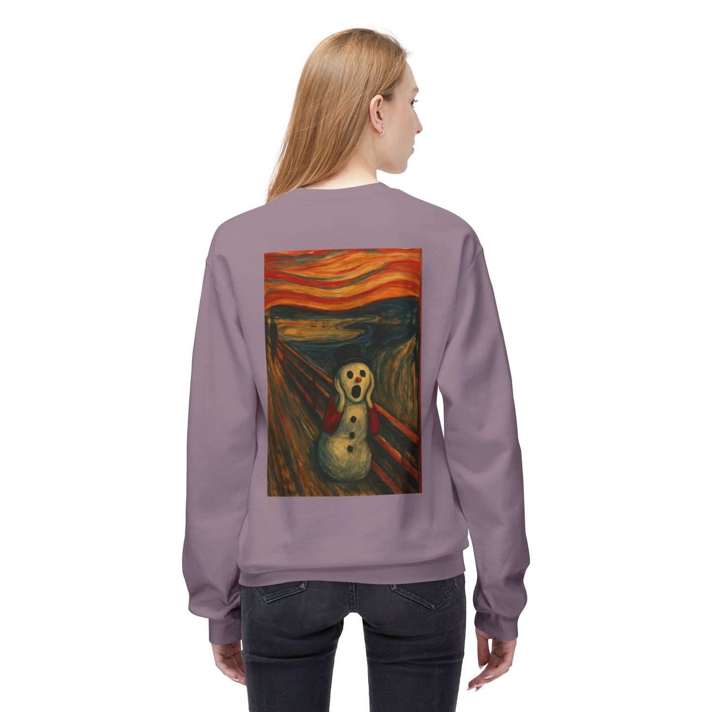 The Scream Snowman sweatshirt | Crewneck Sweatshirt