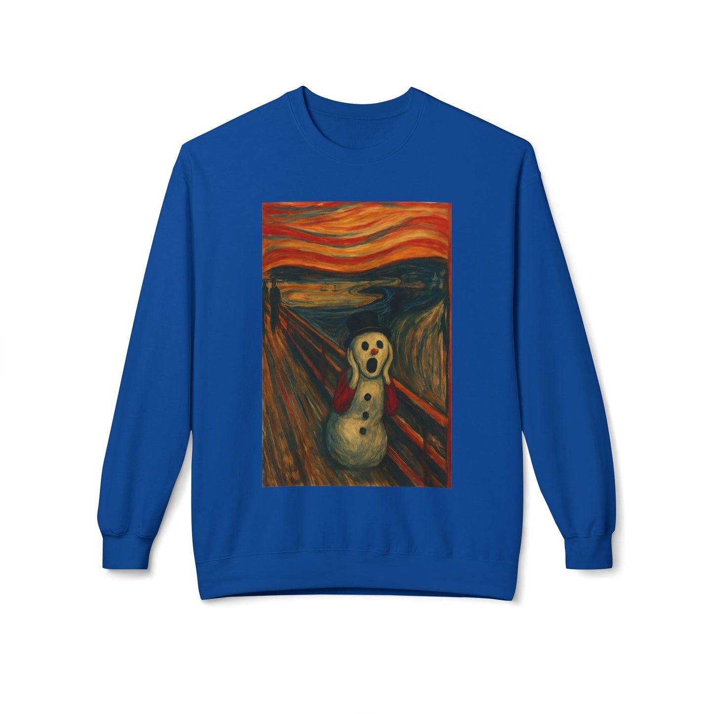 The Scream Snowman sweatshirt | Crewneck Sweatshirt
