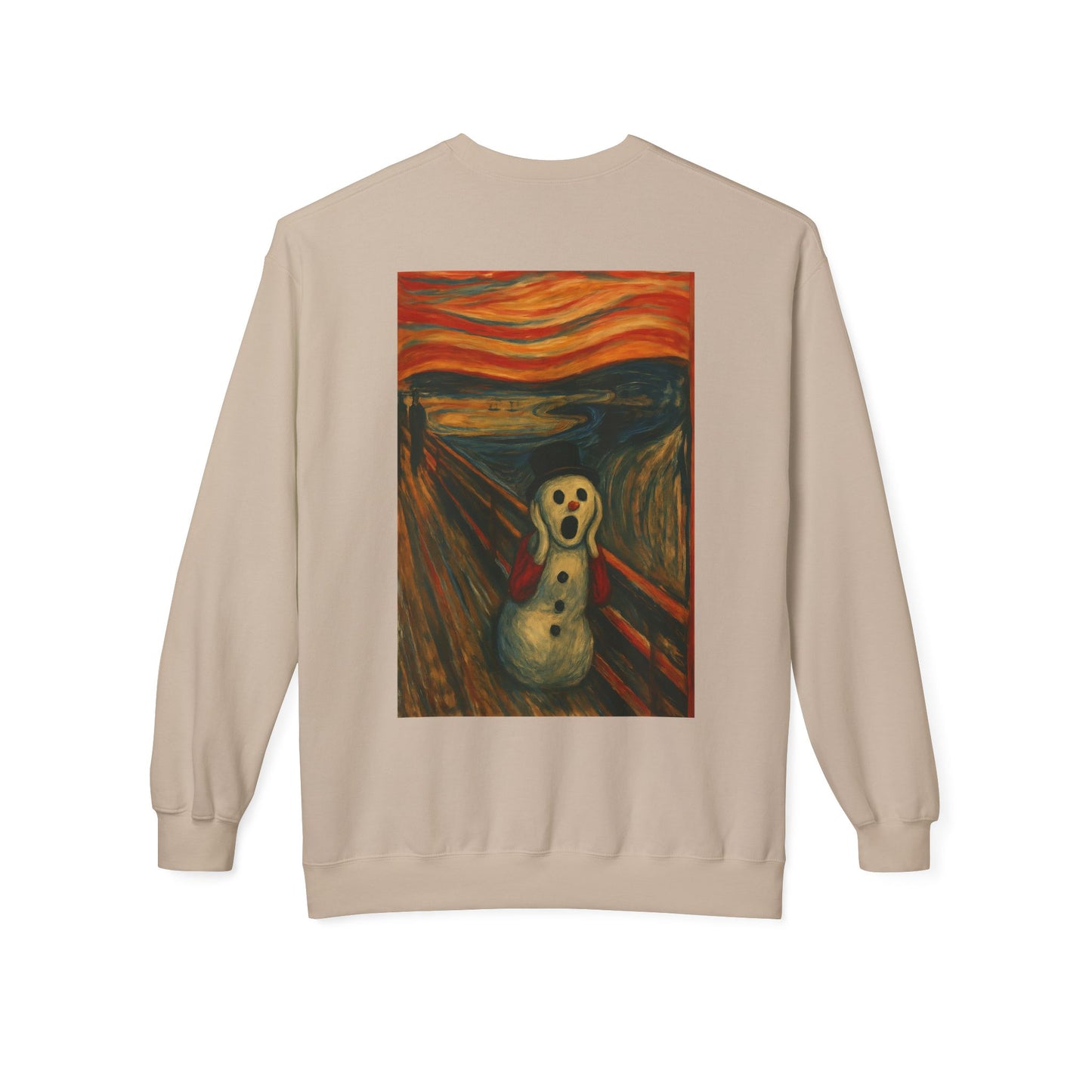 The Scream Snowman sweatshirt | Crewneck Sweatshirt